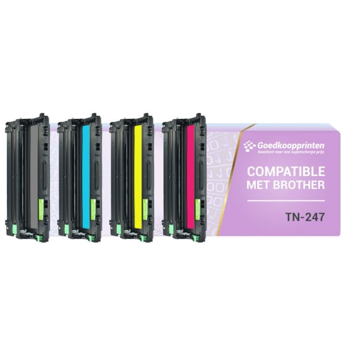 Compatible Brother TN-247 High Capacity 4 Toner Cartridge Multipack  (Cartridge People)