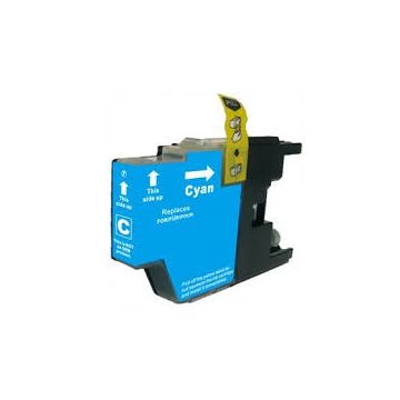 Brother LC-1280C inktcartridge Cyaan (18,5ML) - Huismerk