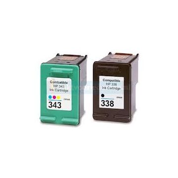 Huismerk voor HP 338 (18ML) + HP 343 (18ML) Multipack