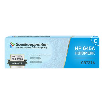 Huismerk voor HP 645A / C9731A toner cartridge Cyaan - (12.000 afdrukken)