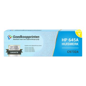 Huismerk voor HP 645A / C9732A toner cartridge Geel - (12.000 afdrukken)