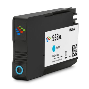 Huismerk voor HP F6U16AE inkt cartridge Cyaan (953XL) 20 ML