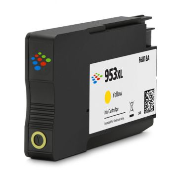 Huismerk voor HP F6U18AE inkt cartridge Geel (953XL) 20 ML