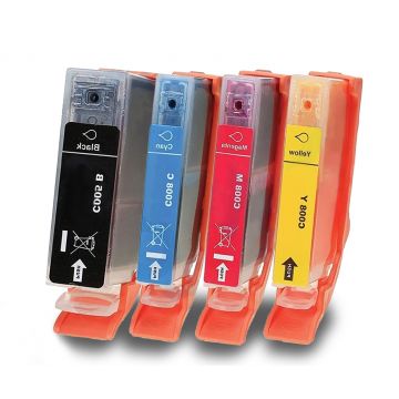 Canon PGI-5 inkt cartridge / Canon CLI-8 inkt cartridge Multipack (set 4x) - Huismerk