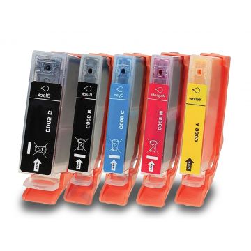 Canon CLI-8 inkt / Canon PGI-5 inkt cartridge Multipack - Huismerk set