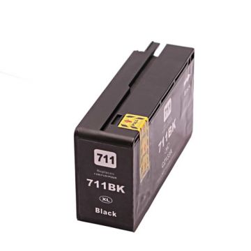 HP 711 inkt cartridge Zwart (80ml) - Huismerk