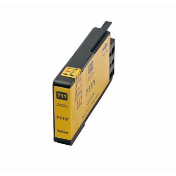 HP 711 inkt cartridge Geel (29ml) - Huismerk