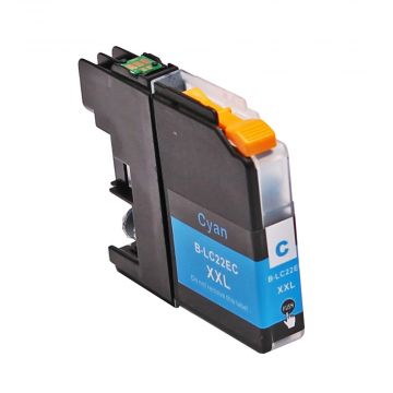 Brother LC-22E Cyaan inktcartridge - Huismerk