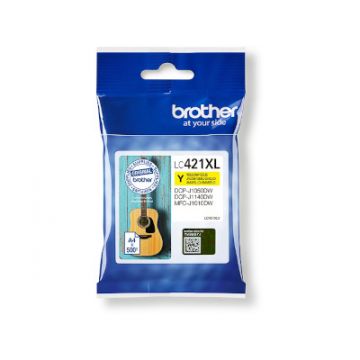 Brother LC-421XL Geel origineel