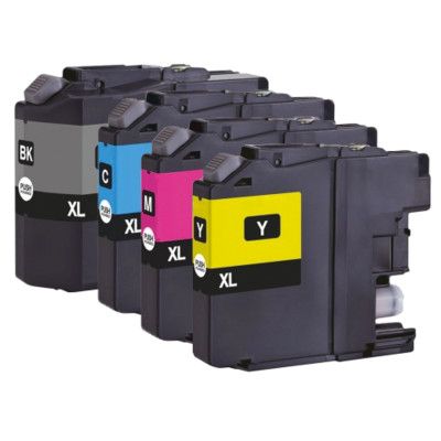 Inktcartridges Multipack Geschikt voor Brother LC421XL, Geschikt voor  Brother